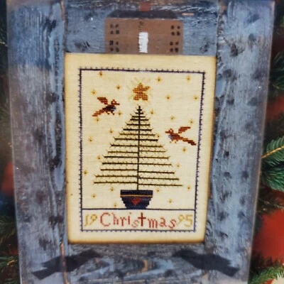 Theron Traditions Yuletide Pine Heartfelt Sentiments Cross Stitch Pattern - Image 1 of 4