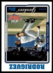 2005 TOPPS CRACKER JACK ALEX RODRIGUEZ NEW YORK YANKEES #3B