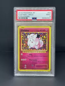 Pokemon Evolutions Clefairy Holo PSA 9 MINT #62 - Graded Card English - Picture 1 of 2