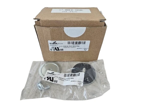 (Box of 8) Cooper B-Line S100 Oil Tight Hole Seal, Types 3R, 4, 12 or 13 - Image 1 of 1
