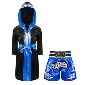 Kids Boys Sets Metallic Trim Outfit Open Front Suit Breathable Costume Shorts - Picture 1 of 44