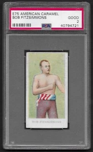 Bob Fitzsimmons 1910 E75 American Caramel PSA 2 - Picture 1 of 1