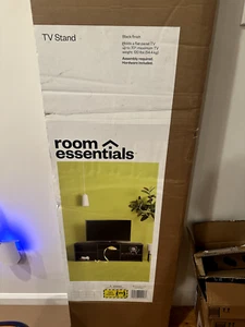 Storage TV Stand for TVs up to 70" Black - Room Essentials™ - Picture 1 of 4