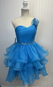NWT Witness of Love One Shoulder Party Prom Dress Sz S - Picture 1 of 8