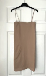 Out From Under Urban Outfitters Explain It All Slip Beige Mini Dress Size 6 - Picture 1 of 14