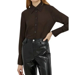 Blusa De Mujer Levi's Marrón Casual Pc5 Talla S - Imagen 1 de 8