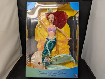 Muñeca Coleccionista Ariel Disney 2000 Summer Seas Colección Temporadas Mattel 29192 Sin usar, en caja Foto 1 de 4
