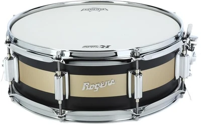Tambor Rogers Drums Tower Series - 5 x 14 pulgadas - negro satinado/dorado Duco Foto 1 de 4