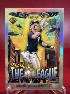2025 Bowman Chrome Max Clark #IT-12 è arrivato alla Lega Detroit Tigers - Foto 1 di 2