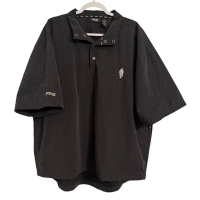 Ping Collection Men's XL Golf Pullover Nylon Shell Embroidered Logo Windbreaker - Image 1 of 4