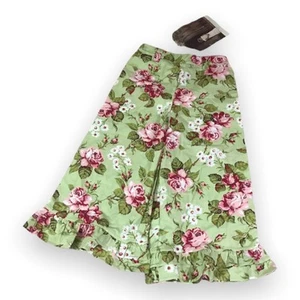 Eden's Boutique Girls Pants Size 5 Rose Garden Ruffles Green Pink Floral NEW - Picture 1 of 4