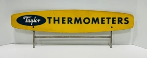 Vintage Reklame Rack Topper Schild Taylor Thermometer Original Sammlerstück - Bild 1 von 8