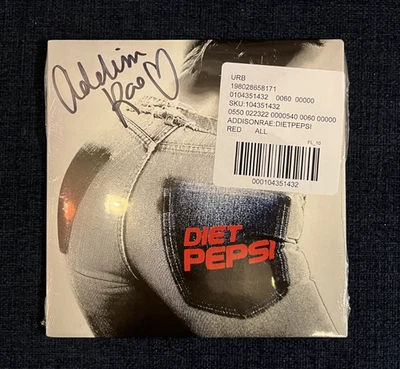 SIGNED Addison Rae Diet Pepsi 7” VINYL Limited Edition Autographed - Image 1 of 2