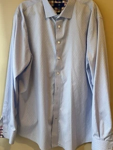 Men’s Egara  3XLT Cotton Non-Iron Button-Front Shirt WORN ONCE - BEAUTIFUL - Picture 1 of 8