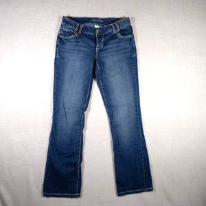 Maurices Damen Blue Jeans Boot Cut Dicke Nähte 6 Short Low Rise - Bild 1 von 14