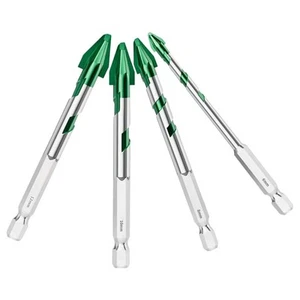 Efficient Drilling with This Set of 4 Carbide Bits Sized from 6 to 12mm - Picture 1 of 9