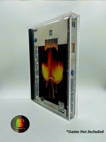 Sega Saturn Video Game Acrylic Display Case 4mm, UV Resistant