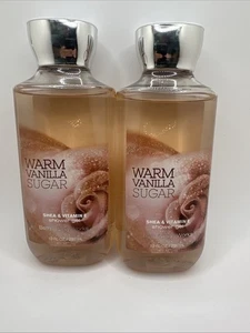 2 x Bath & Body Works Warm Vanille Zucker Duschgel Duschgel 10 flüssige Unzen Kostenloser Versand - Bild 1 von 6