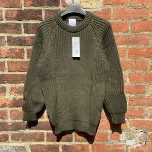 Vintage Deadstock Fischer Pullover Large Chucky Strick Wolle Aran England Jagd - Bild 1 von 15