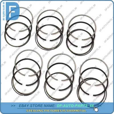 Juego de 6 anillos de pistón Φ96 mm STD Mahle para Porsche Boxster Cayman S 3,4 L M97 987 Foto 1 de 4