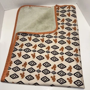 Disney & Chewy Collab Southwest Mickey Mouse Pet Blanket 38”x38” fleece lined - Picture 1 of 5