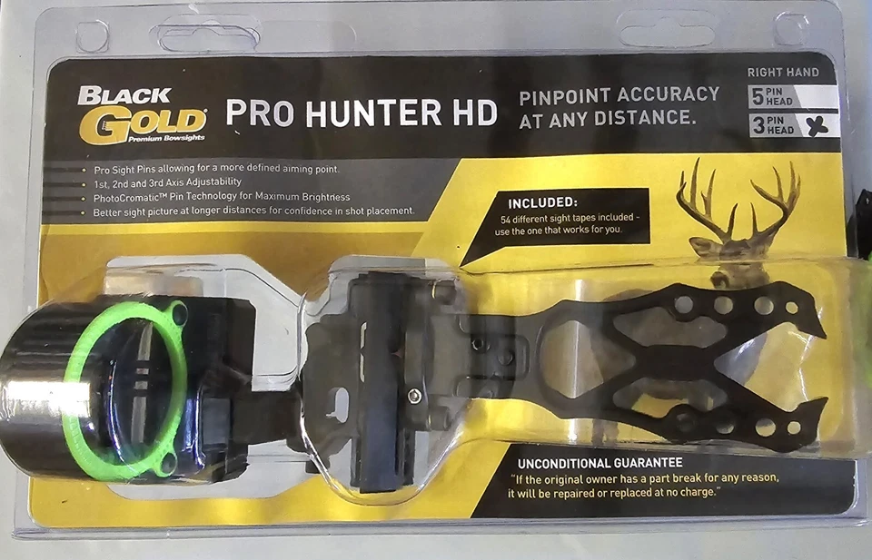 Oro negro - Pro Hunter HD - 3 pines - 0,019 - diestro Foto 1 de 1
