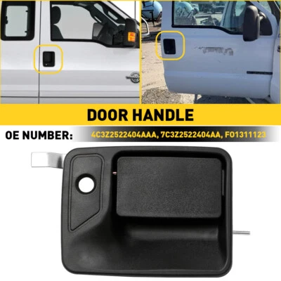 Manija de puerta exterior delantera derecha para Ford F-250 F-350 F-450 Super Duty 1999-2016 Foto 1 de 4