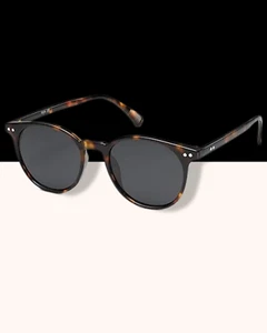 Small Round Polarized Sunglasses Women Men Vintage Style UV400 SJ2113 - Picture 1 of 5