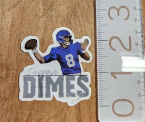 Daniel Jones Sticker NEW YORK GIANTS Sticker NFL Football New York Giants Decal - Picture 1 of 1