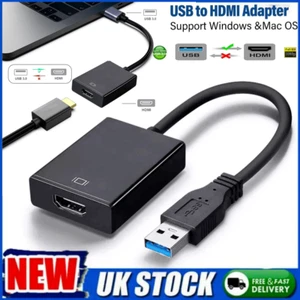 USB 3.0 2.0 zu HDMI Audio Video Adapter Konverter Kabel für PC Laptop HDTV 1080P - Bild 1 von 20