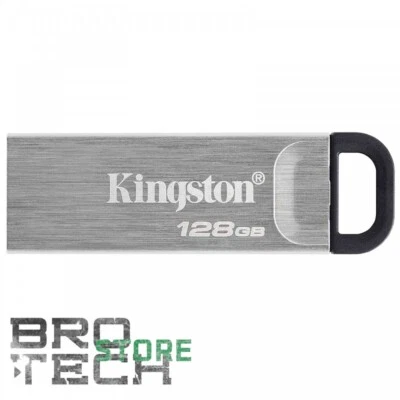 PEN DRIVE KINGSTON USB 3.2 128GB CHIAVETTA MEMORIA PC PENNETTA HDD DTKN/128 - Immagine 1 di 4