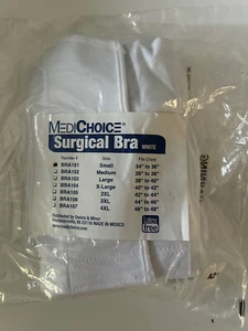 Reggiseno chirurgico MediChoice taglia small 34”-36” bianco BRA101 - Foto 1 di 5
