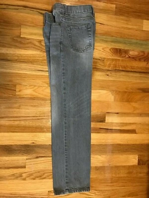 Lands End Boys Grey Jeans Classic Straight - Size 12 Slim - Never Worn - Image 1 of 4