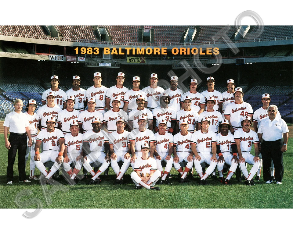 1983 BALTIMORE ORIOLES 8x10 COLOR TEAM PHOTO WORLD SERIES CHAMPIONS - Image 1 of 1