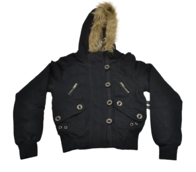 Chaqueta Hurley SOUTHPAW negra brezo (D) para niños Foto 1 de 4