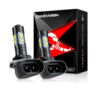 2x 889 881 LED Fog Light Bulb Conversion Kit For Chevrolet Aveo 2004-2007 2008 - Image 1 of 4