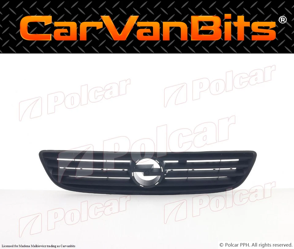 FOR VAUXHALL OPEL ZAFIRA 1999-02 FRONT RADIATOR BLACK GRILL GRILLE NEW - Image 1 of 1