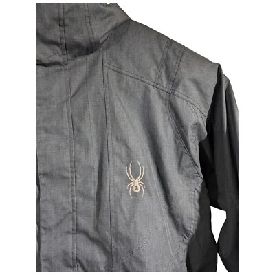 Chaqueta de Snowboard Spyder Para Hombres 2XL XXL Gris Esquí Shell Abrigo Solo (Sin Forro) Foto 1 de 4