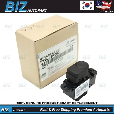 Genuine Power Window Switch RIGHT for 2012-2016 Hyundai Accent OE# 93580-1R000 - Image 1 of 4