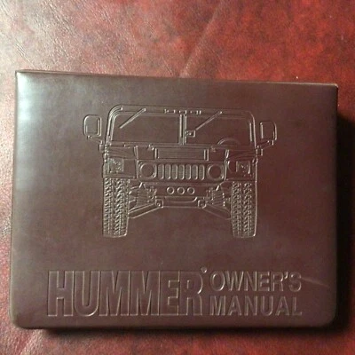 1994 94 HUMMER H1 COMPLETE OWNERS MANUAL BOOK GUIDE CASE ALL MODELS - Image 1 of 3