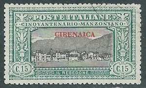 1924 CIRENAICA USATO MANZONI 15 CENT - RA12-2 - Imagen 1 de 1