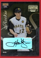 Jack Wilson Auto /25 2001 Donruss Signature Proofs Pittsburgh Pirates Autograph