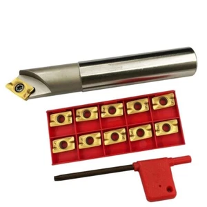 45° SSK C20-20-130 20mm Indexable Chamfer End Mill Cutter + APMT1604PDER insert - Imagen 1 de 8