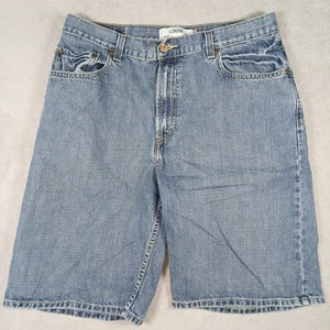 Levis 569 Mens Blue Denim Jean Loose Shorts Sz 36W - Picture 1 of 9