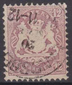 == AD Bayern Mi. 26X gestempelt, kompetent geprüft, Kat. 1.400€ == - Bild 1 von 3