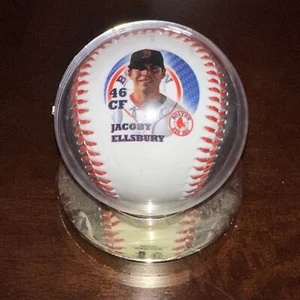 JACOBY ELLSBURY Boston Red Sox Rawlings PHOTO BASEBALL W/Gold Display *FREE SHIP - Picture 1 of 8