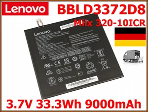Original fur Lenovo Miix 10.1" 320-10ICR Battery BBLD3372D8 3.7V 33.3Wh 9000mAh - Bild 1 von 9