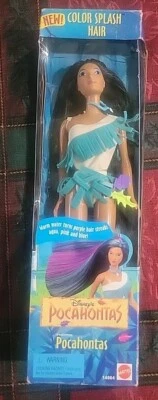 Boneca Pocahontas Color Splash Hair 1995 Mattel - Imagem 1 de 4