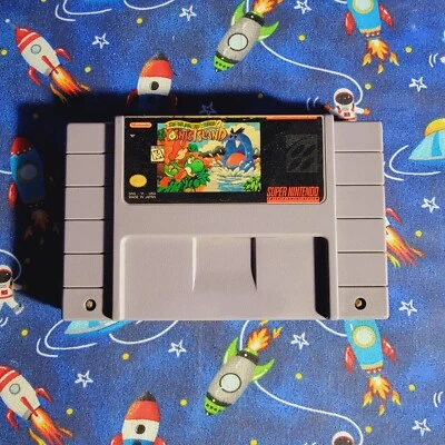 Super Mario World 2 Yoshi's Island SNES Super Nintendo Game Only TESTED / WORKS! - Image 1 of 3