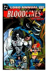 LOBO ANNUAL 1 BLOODLINES VF+ (8.5) 1ST APPERANCE CAPTAIN LAYLA OUTBREAK * - Picture 1 of 2